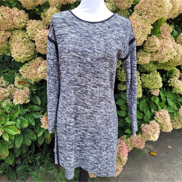 Athleta Marled Sweater Athletic Tunic Dress size Medium - Picture 1 of 12